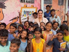 Artist Rouble Nagi won the $1 million Global Teacher Prize for educating a million children through 800+ slum learning centers and murals.